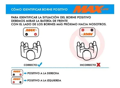 Batería Para Auto 75 Amper Positivo Derecho