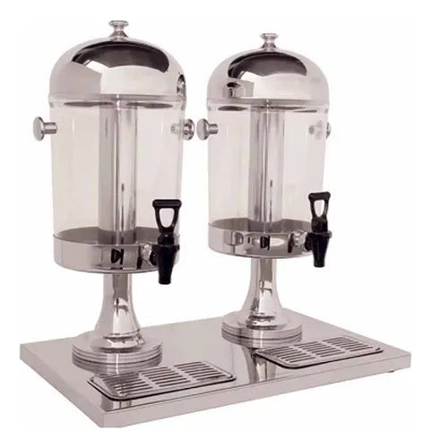 Dispensador De Jugo Doble 8 Litros