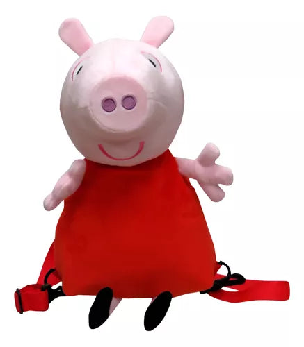 Mochila Peluche Peppa Pig 35cm