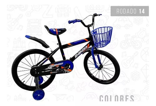 Bicicleta Con Rueditas R14 Shengdi Sport