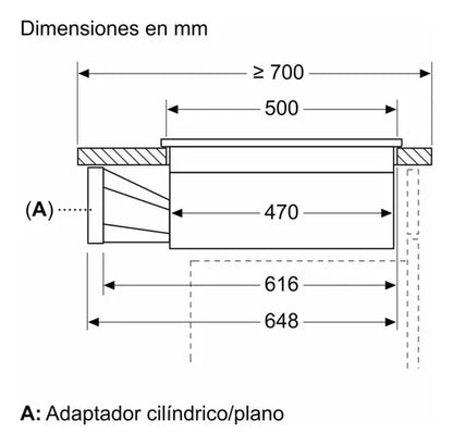 Placa De Inducción Con Extractor