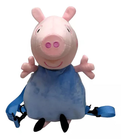 Mochila Peluche Peppa Pig 35cm