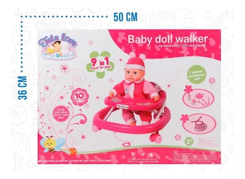 Bebé Bebote Con Andador 9 En 1 Doll Walker