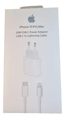 Cargador Apple iPhone Carga Rápida USB-C + Cable