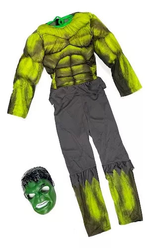 Disfraz Hulk Héroe Con Máscara