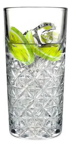 Set De 6 Vasos Altos Coctelería 380 mL