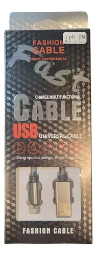 Cable Cargador USB - Lightning iPhone Universal 2mt