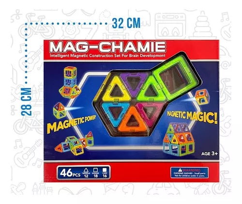 Juego Magnético Grande 46 Pcs