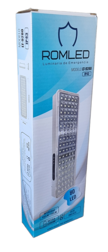 Luz De Emergencia 80 Led - Homologada