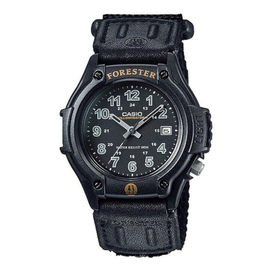 Reloj Casio Silicona Negro Correa Velcro