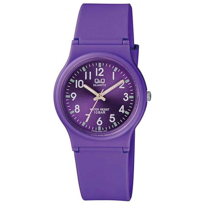 Reloj Q&Q Silicona Violeta Vp46j042