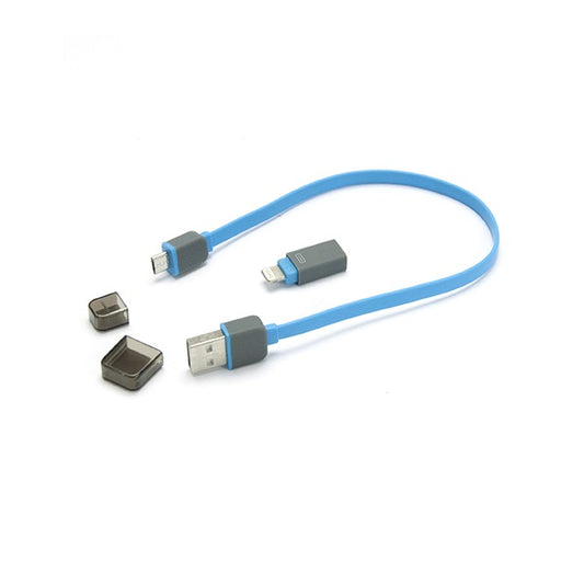 Cable USB 2 En 1 (iPhone 6 / Micro Usb)