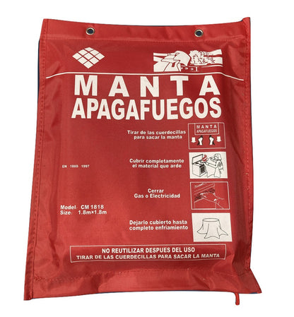 Manta Ignífuga Apagafuegos 1,80 X 1,80m