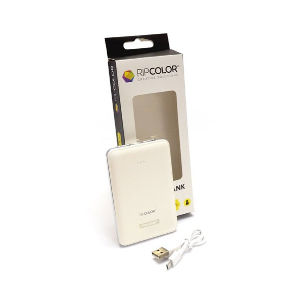 Power Bank 5000 mAh (Celeste / Blanco)